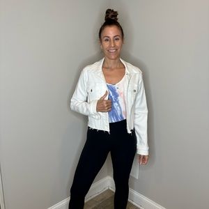 Hollister Jean Jacket - Size S - White